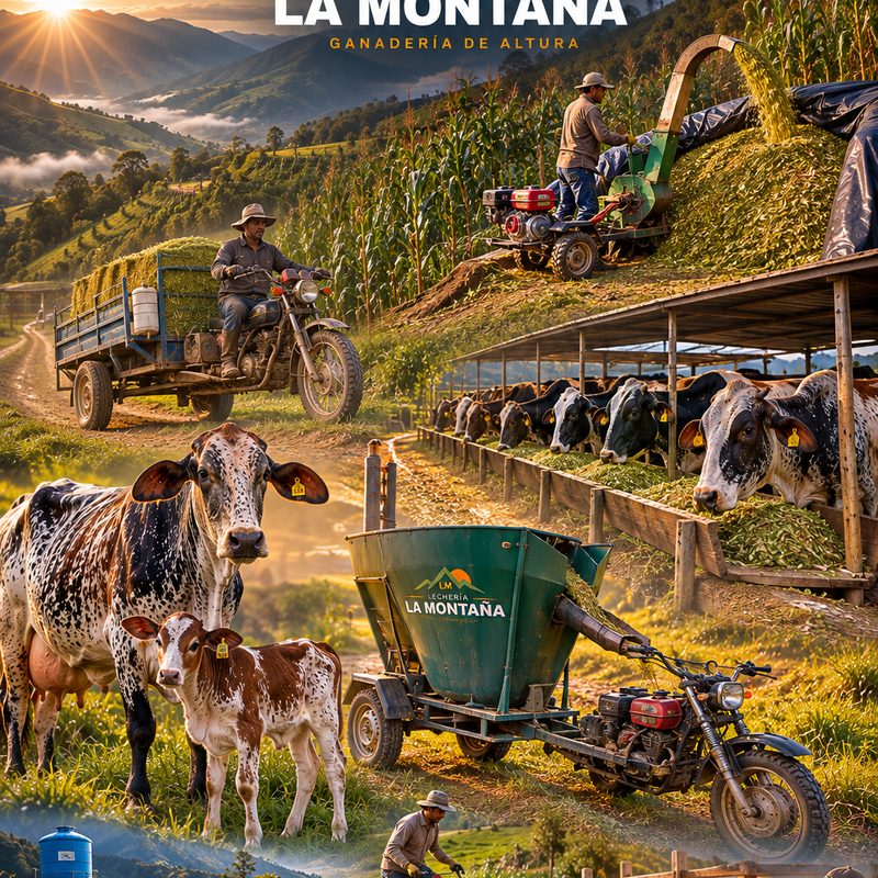Publicación de Instagram: producción en la finca